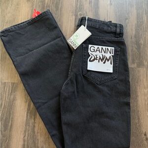 GANNI  Black Denim Jeans 26/34